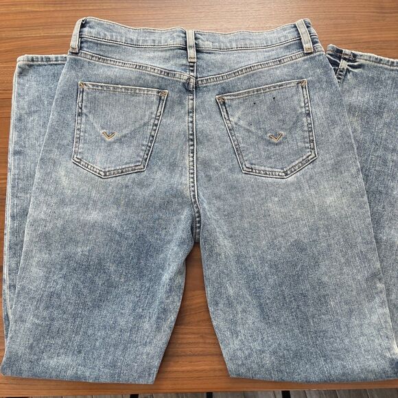 Hudson Jeans Women Size 29 Holly Straight High Rise Distressed Blue - Picture 5 of 9